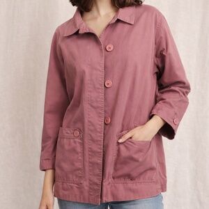 Vintage 1990s / Early 2000s Mauve Utility Jacket – Neil Martin – Size Small